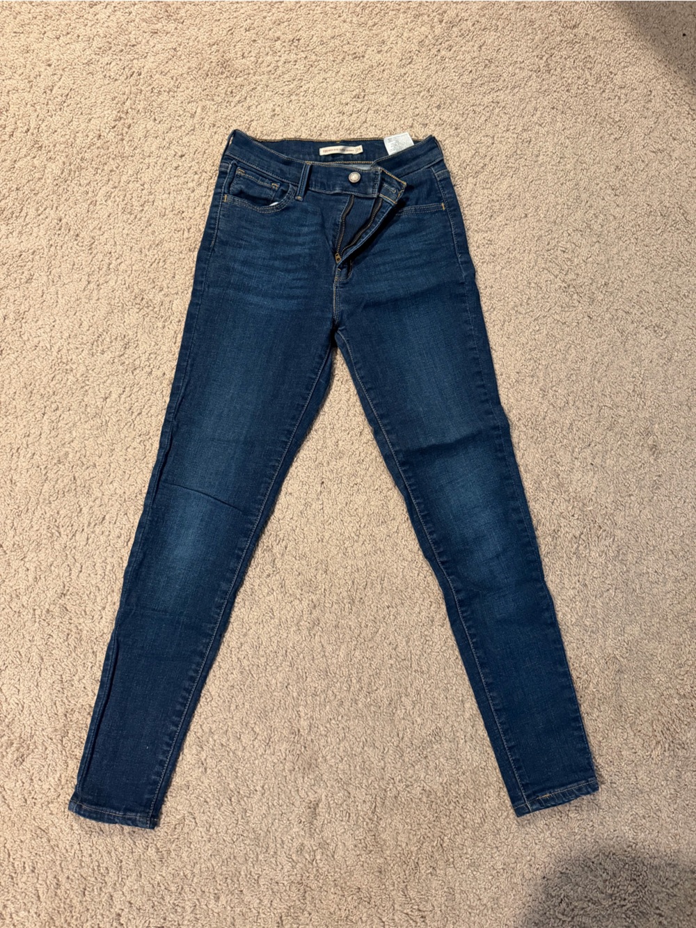 Levi's Indigo Blue Skinny Jeans